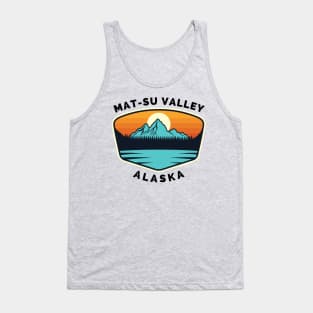 Mat-Su Valley Ski Snowboard Mountain Alaska Mat-Su - Mat-Su Valley Alaska - Travel Tank Top